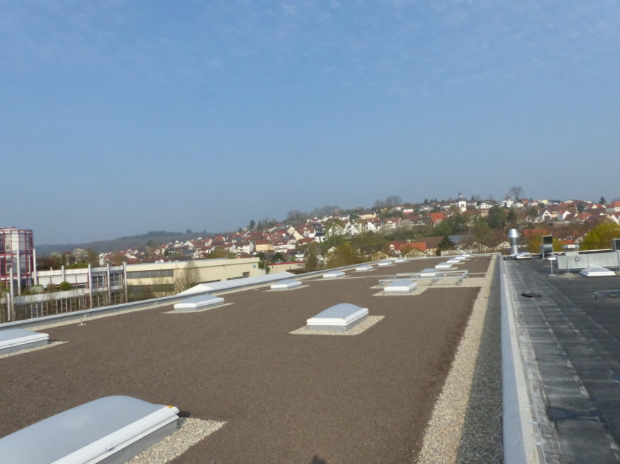 I-Bau-Dach Produktionshalle-Unterensingen-Stahlbau-Komplettbau-Industriebau