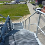 I-Bau-Treppenturm-Unterensingen-Erweiterung Logistik- und Produktionshalle-Stahlbau-Komplettbau-Industriebau