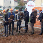 SF-Bau-Spatenstich Neubau Autohaus mit Werkstatt und Ausstellungshalle-Remshalden-Stahlbau-Schlüsselfertigbau