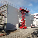 SF-Bau-Dach und Isowand-Neubau Bürogebäude und Lagerhalle Filderstadt-Bonlanden-Stahlbau-Schlüsselfertigbau