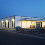 SF-Bau-Blower-Door-Test bestanden-Neuabu Produktionshalle mit Büro- und Sozialgebäude Türkheim-Stahlbau-Schlüsselfertigbau