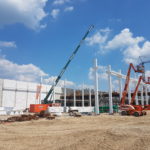 I-Bau-Montagestart-Neubau Montagehalle mit Bürogebäude-Salach-Stahlbau-Komplettbau-Industriebau