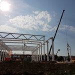 I-Bau-Stahlkonstruktion-Neubau Montagehalle mit Bürogebäude-Salach-Stahlbau-Komplettbau-Industriebau