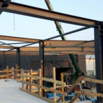 SF-Bau-Stahlbaumontage-Anbau Wareneingangshalle mit Sozialräumen-Eislingen-Stahlbau-Schlüsselfertigbau