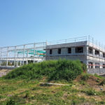 SF-Bau-Stahlkonstruktion-Neubau Produktionshalle mit Büro- und Sozialräumen-Kirchheim-Stahlbau-Schlüsselfertigbau
