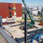 SF-Bau-Stahlbauarbeiten-Erweiterung best. Halle mit Büro-Jebenhausen-Stahlbau-Schlüsselfertigbau