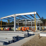 I-Bau-Stahlbauarbeiten-Neubau Wareneingangshalle-Weißenhorn-Stahlbau-Komplettbau-Industriebau