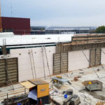 SF-Bau-Trapezblech und Mauerarbeiten-Erweiterung best. Halle mit Büro-Jebenhausen-Stahlbau-Schlüsselfertigbau