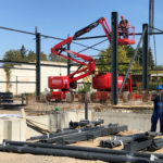 SF-Bau-Montagebeginn-Neubau Produktionshalle-Schkeuditz-Stahlbau-Schlüsselfertigbau