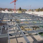 Stahlbau-Dachkonstruktion-Stahlbauarbeiten-Neubau Flagship Outlet Center-Metzingen