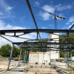 Stahlbau-Stahlbaukonstruktion-Neubau Sport- und Familienbad-Konstanz-Stahlbauarbeiten