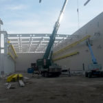 Stahlbau-Stahlkonstruktion Hallenerweiterung-Nürtingen