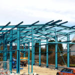 SF-Bau-Stahlkonstruktion-Neubau Lagerhalle-Nellingen-Stahlbau-Schlüsselfertigbau