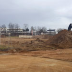 SF-Bau-Start Erdarbeiten-Neubau Produktionshalle mit Büro-Albershausen-Stahlbau-Schlüsselfertigbau