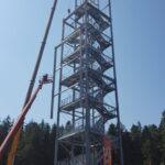 Stahlbau-Stahlbauarbeiten-Neubau Aussichtsturm-Schömberg