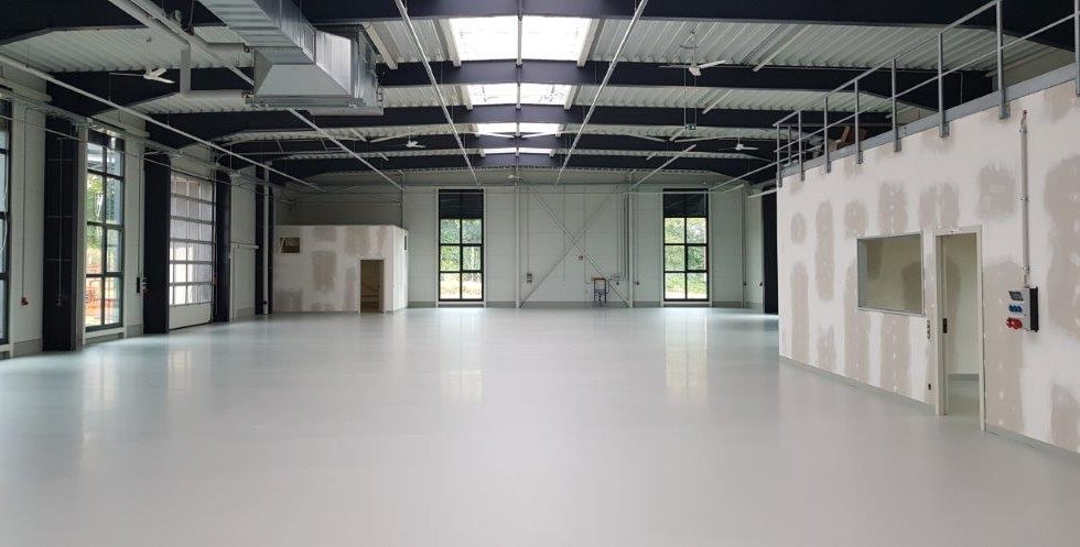 SF-Bau-Innenausbau-Neubau Produktionshalle mit Büro-Leutz Albershausen-Schlüsselfertigbau