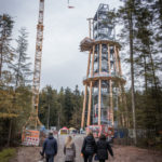 Stahlbau-erste Begehung-Neubau Aussichtsturm-Schömberg-Stahlbau