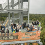 Stahlbau-erste Begehung-Neubau Aussichtsturm-Schömberg-Stahlbau