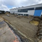 SF-Bau-Aushubarbeiten-Erweiterung Produktionshalle-Weil der Stadt-Schlüsselfertigbau
