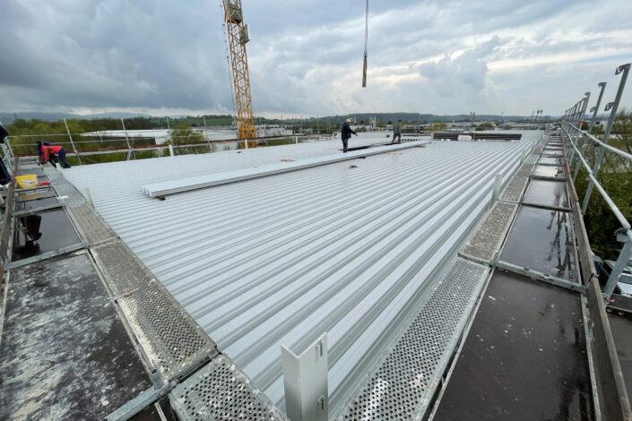 SF-Bau-Dach- und Fassadenarbeiten-Neubau Montagehalle für Großküchen-Eislingen-Schlüsselfertigbau