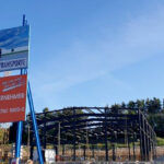 SF-Bau-Stellung Stahlbau-Neubau Fahrzeug-Reparaturhalle mit Büro-Burladingen-Schlüsselfertigbau