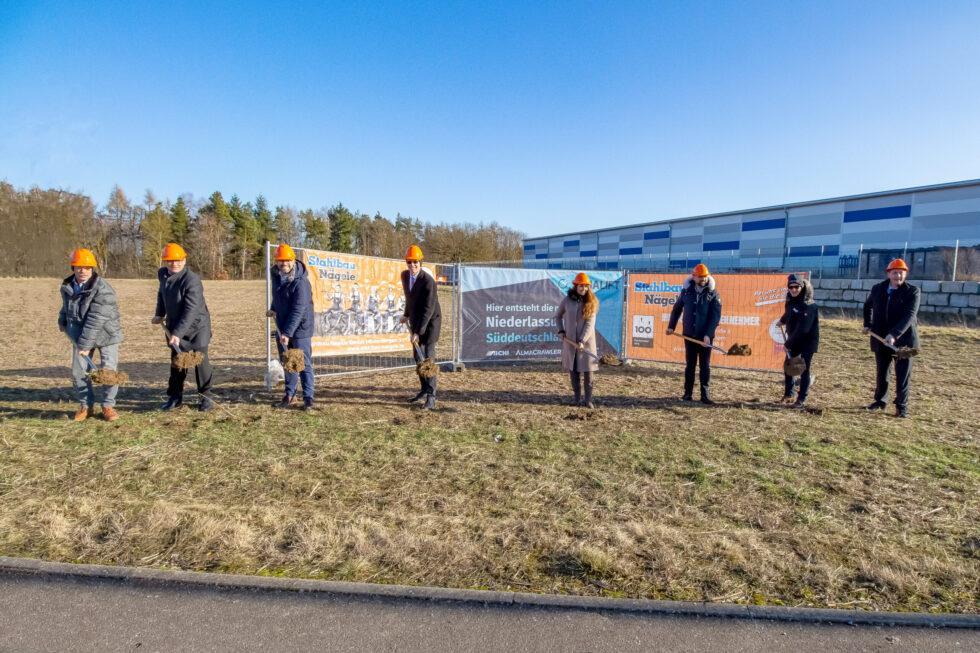 SF-Bau-Baustellenstart- Neubau Niederlassung Süddeutschland-Giengen an der Brenz-Schlüsselfertigbau