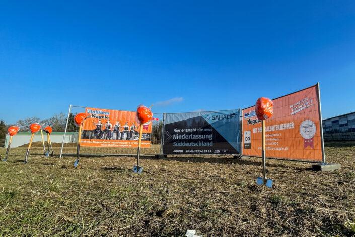 SF-Bau-Baustellenstart- Neubau Niederlassung Süddeutschland-Giengen an der Brenz-Schlüsselfertigbau