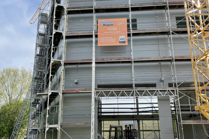 SF-Bau-Fassadenarbeiten-Neubau Montagehalle für Großküchen-Eislingen-Schlüsselfertigbau