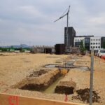 Stahlbau-Fundament-Neubau einer Produktions- und Lagerhalle-Eislingen-Stahlbau