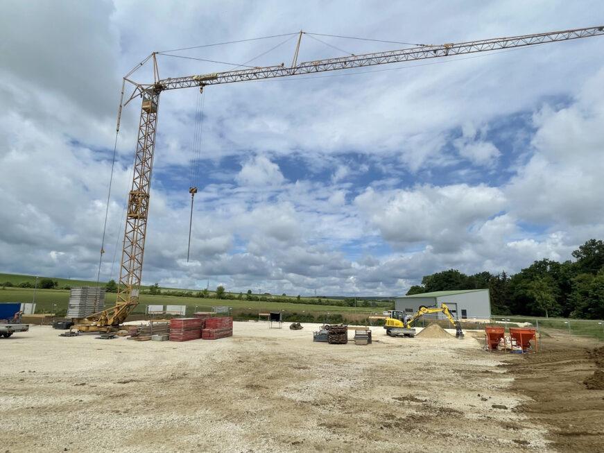 SF-Bau-Fundamentarbeiten- Neubau Niederlassung Süddeutschland-Giengen an der Brenz-Schlüsselfertigbau