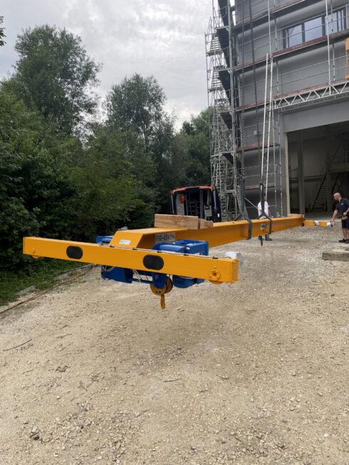 SF-Bau-Brückenkran-Neubau Montagehalle für Großküchen-Eislingen-Schlüsselfertigbau