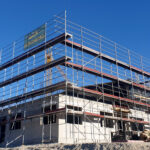 SF-Bau-Fassadenarbeiten-Neubau Fahrzeug-Reparaturhalle mit Büro-Burladingen-Schlüsselfertigbau