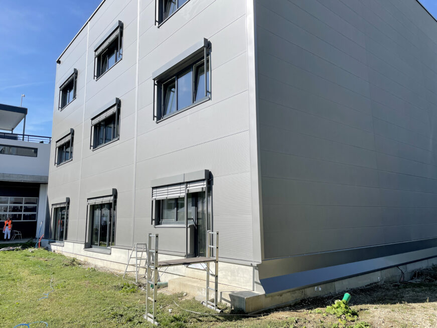SF-Bau-Abnahme-Neubau Montagehalle für Großküchen-Eislingen-Schlüsselfertigbau