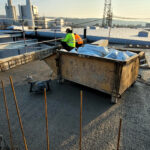 SF-Bau-Stahlkonstruktion-Dach-Treppenhaus-Stahlbau-Innenausbau-Anbau Lagerfläche-Deizisau-Schlüsselfertigbau